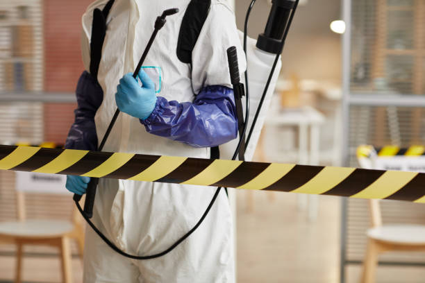 Professional Biohazard technician working in Howey-in-the-Hills, FL